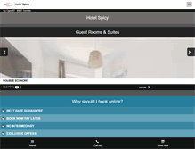 Tablet Screenshot of hotelspicy.com